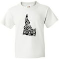 thumbnail image 3 of Inktastic Idaho Silhouette Mandala Youth T-Shirt, 3 of 5