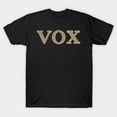 thumbnail image 1 of Amplificateurs d'Amplification Vox T-Shirt Unisexe avec Design Graphique de Fan de Guitare Rétro, Tailles jusqu'à 3TG, 1 of 4