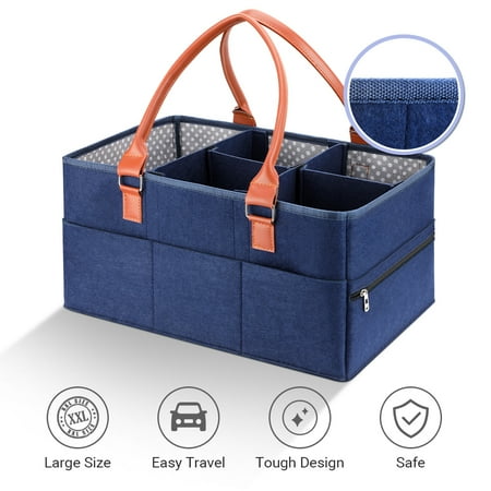Qiilu Organisateur De Panier De Couches Pour Bebe Organisateur De Panier De Couches Pour Bebe Grand Panier De Rangement De Couches Portable Separateur Detachable De Personnalite Walmart Canada