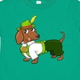thumbnail image 4 of Inktastic Cute Brown Dachshund in Traditional German Wear Boys or Girls Toddler T-Shirt, 4 of 5