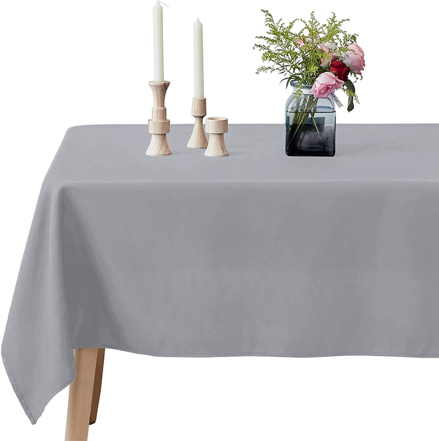 Rectangular Tablecloth Polyester Oblong Table Cloth for Bridal Shower