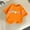 Orange, variant on ITSAME Kids T-shirt, Round Neck Casual Tees Fashion Graphic Cotton Short Sleeve for Boys Girls Yellow 10T