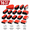 red, variant on Hand Sanding Block Set 16 Pcs Contoured Profile Sanding Pads Hook and Loop Foam Sanding Blocks for Wood Crafts, Red
