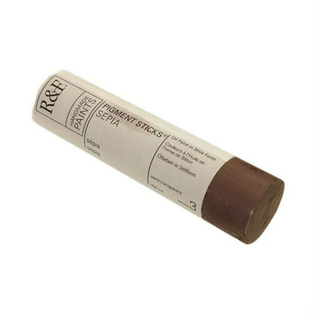 UPC: 0836943003385 | R&F Handmade Paints Pigment Stick  100ml  Sepia