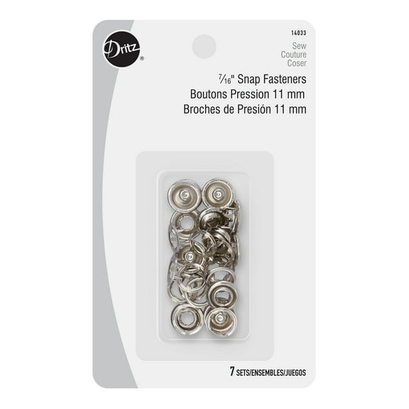 Dritz Snap Fastener Value Pack including 7 sets