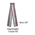 thumbnail image 2 of INSPIRE CHIC Women's Skinny Scarves Stripe Neck Wraps Neckerchief Ribbon Hairband Black L, 2 of 5