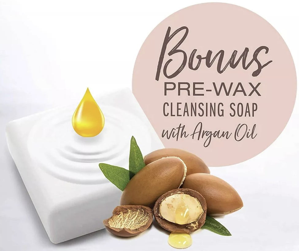 Nad's Natural Sugar Wax Waxing Kit for Full-Body Hair Removal, 6oz, Vegan, Hypoallergenic, No-heat