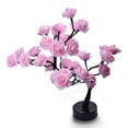 thumbnail image 3 of Luz de noche de árbol de rosas LED, luz de mesa de Control táctil con pilas, mesita de noche de cumpleaños, lámpara de noche, decoración de fiesta rosa Inevent HA011054-01B, 3 of 7
