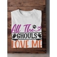 thumbnail image 3 of Ghouls Love Me T-Shirt Men -Image by Shutterstock, Male x-Large, 3 of 4