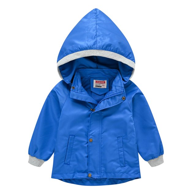 LSLJS Baby Pure Color Children's Windbreaker Hat Detachable Cute Western Style, Kids Jacket