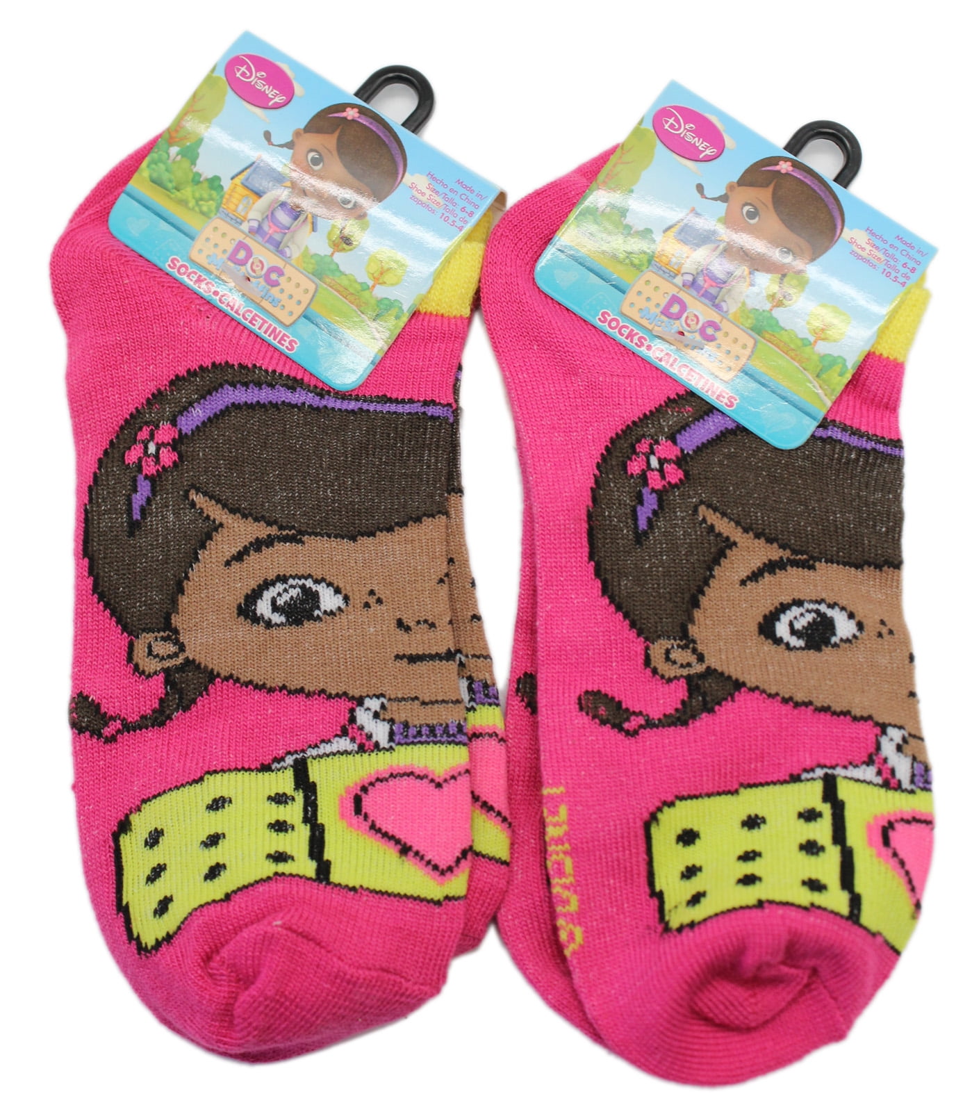 Girls Doc McStuffins Ankle Socks Design 2 