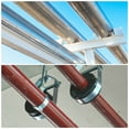 thumbnail image 6 of Uxcell 2 Pack Adjustable Split Ring Hanger, 76.1mm/3inch Pipe Bracket Clamp, 6 of 6