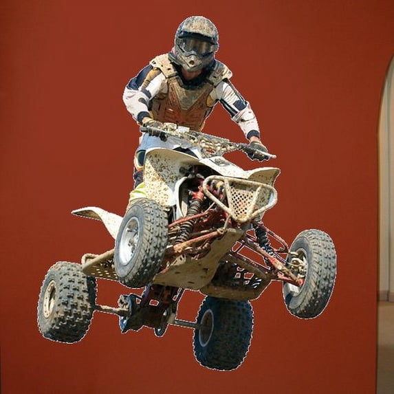 Wallhogs Quad Action Cutout Wall Decal