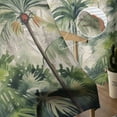 thumbnail image 5 of Summer Tropical Leaves Sheer Curtains 72 Inches Long 2 Panels Set, Window Sheer Curtains for Living Room/Bedroom, Green Palm Trees Botanical Light Filtering Rod Pocket Curtain 52'' x 72'' x 2, 5 of 7