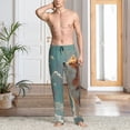 thumbnail image 2 of Honiee Starry Sky Cloud Fox for men - a sleek fusion of Straight Pajama Pants, versatile Lounge Pants, and cozy Sleepwear, all rolled into one-Medium, 2 of 6