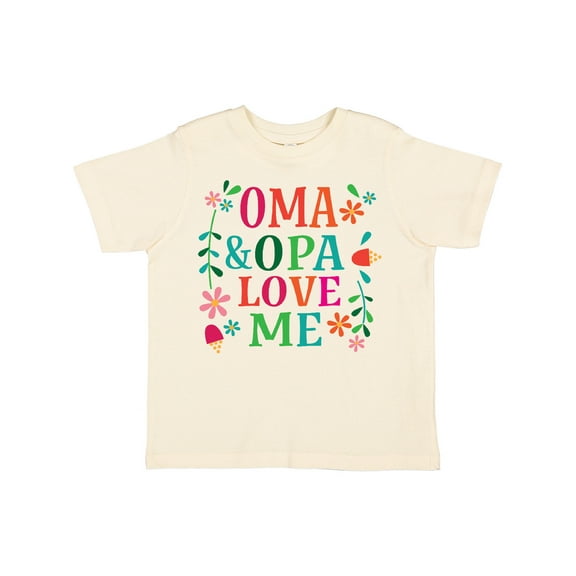 Inktastic Oma and Opa Love Me Girls Toddler T-Shirt