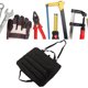 thumbnail image 4 of Bolsa De Herramientas Colgante Multibolsillos, Bolsa De Herramientas Enrollable Multiusos Impermeable Multibolsillos A Prueba De Polvo Para Coche ANGGREK Negro, 4 of 8
