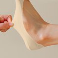 thumbnail image 5 of Women's Split Toe No Show Socks, Soft Cotton Casual Low Cut Socks for Flats, Loafers and Casual Wear, 1-Pack | VerBelle,Coffee One Size, 5 of 7