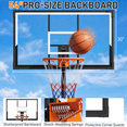 thumbnail image 5 of Ktaxon 54in Portable Basketball Hoop Outdoor, 4.5-10FT Adjustable Height, Free Sandbag, Basketball Goal System for Youth and Adults, 5 of 8