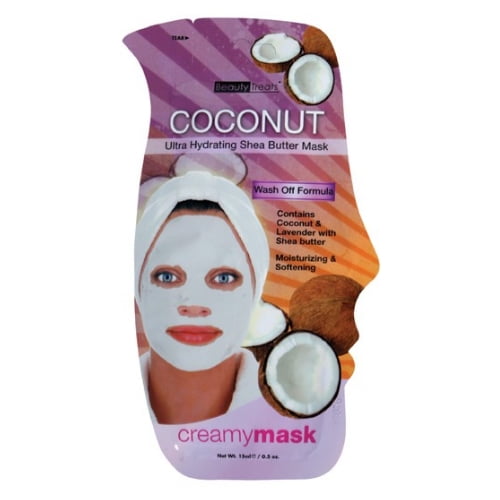 BEAUTY TREATS Masque Beurre de Karité Coco Ultra Hydratant - Noix de Coco