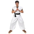 thumbnail image 3 of FeiKong Disfraz de cosplay de Ryomen Sukuna para hombre, talla estadounidense, traje de kung fu blanco con pegatinas de tatuajes para disfraces de Comic Con de Halloween, 3 of 5