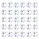 thumbnail image 1 of Cuentas de octágono de cristal K9 Uxcell con 2 agujeros, paquete de 100, prismas de candelabro colgantes, cuentas claras de 14 mm, 1 of 7