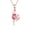 Necklace, variant on Pink Flamingo Necklace and Earrings Set for Women Cz Rose Sterling Silver Ginger Lyne Collection