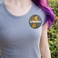 thumbnail image 2 of Garfield with Logo Pinback Button Pin, 2 of 5