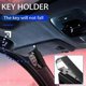 thumbnail image 2 of 2-Pack Key Remote Holder for Car Sun Visor Garage Door Opener Clip Auto Accessory Organizer, 2 of 5