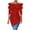 Red, variant on Fjofpr off Shoulder Blouses for Women Fashion Women's Casual Comfortable Long Sleeve off the Shoulder Button Blouse Top Solid Color Blouse