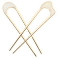 thumbnail image 1 of WORGEOUS Horquillas para el pelo en forma de U, palitos de Metal para el pelo, pasador de moño de estilo Vintage, adornos para el cabello francés, 2 uds., 1 of 8