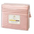 thumbnail image 4 of Bed Sheets, Premier 1800 Series 4 Piece Bed Sheet Set, Deep Pocket, Wrinkle, Fade, Stain Resistant, Luxury Soft Bedding Sheets & Pillowcases, California King, Peach, 4 of 9