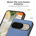thumbnail image 3 of Dteck Case for Google Pixel 9 / 9 Pro,Slim Premium Canvas Grain PU Leather,Soft TPU Bumper,Non-Slip Anti-Scratch Shock-Absorbent,Protective Phone Cover for Google Pixel 9 / 9 Pro,Blue, 3 of 8