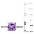 thumbnail image 2 of Everly Women's Amethyst 14K White Gold Engagement Ring, 2 of 7