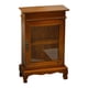 thumbnail image 1 of Pequeño Mueble Auxiliar con Puerta de Cristal, Caja Decorativa con Estantes, Organizador de Escritorio Rústico de Madera Que Ahorra Espacio para Dormi, 1 of 7