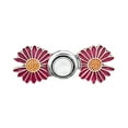 thumbnail image 1 of Pant Waist Tightener Flower Buttons Pins For Loose Jeans New Adjustable Waist Buckle Extender Set Pants Clips No Sewing For Jeans Skirts (Flowers2) Button Extender Pin Pants Stretcher Jean Buttons, 1 of 3