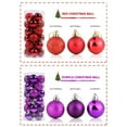 thumbnail image 5 of Christmas Decorations Cameland 24Pcs Christmas Balls for Xmas Christmas Tree 3.15" Mini Shatterproof Christmas Tree Decorations Hanging Ball Christmas Gifts for Holiday Wedding Party (Purple), 5 of 5