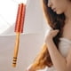 thumbnail image 4 of Cepillo Redondo para el Cabello Sunnimix Cepillo de Pelo Enrollable con Mango de Madera 35 cm, 4 of 8