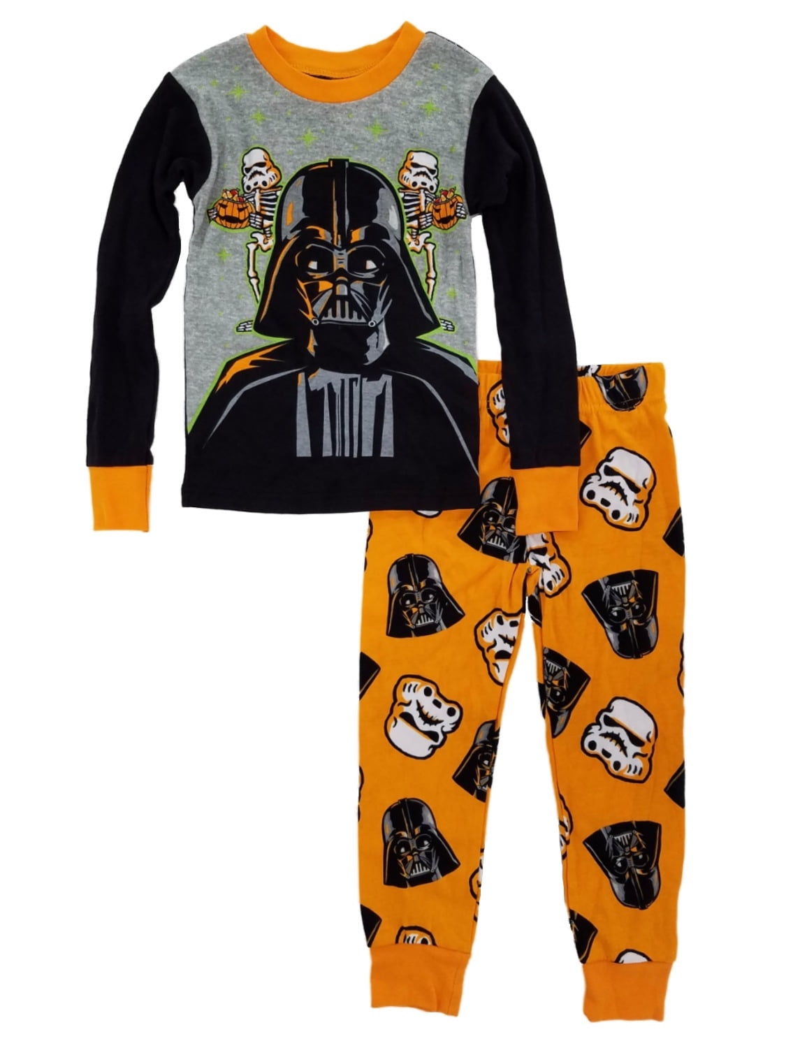 Star Wars Star Wars Boys 2pc Darth Vader Halloween Sleepwear Long Sleeve Pajama Set Walmart Com Walmart Com