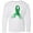AA-White, variant on Inktastic Cerebral Palsy Awareness- Green Ribbon Made of Hearts Long Sleeve Youth T-Shirt