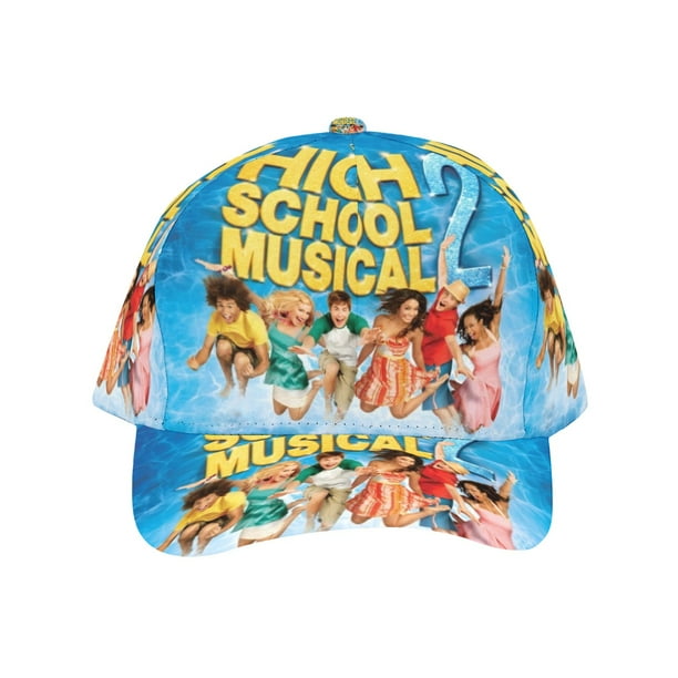 High School Musical Gorra de Béisbol para Hombres, Mujeres y Niños, Gorra Clásica de Visera Plana, Gorra Hip Hop Trucker, Snapback Ajustable