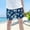 Dark Blue, variant on Kids Shorts Boys White Elastic Waist Drawstring Athletic Shorts Baby Boy Summer Essentials Shorts 4-5 Years