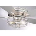 thumbnail image 5 of Trade Winds Lighting 3-Light Ceiling Fan In Brushed Nickel, 5 of 9
