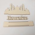 thumbnail image 4 of Ramadan Wooden Ornaments Eid Mubarak Table Decoration Festival Deco C, 4 of 5
