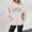 Beige, variant on 2024 New Women's Letter Printed Round Neck Pullover Street Long Sleeve Pullover Hoodie Women Clothes Patterns Zip up Hoodie Long Women Behemoth Zip Hoodie Hoodies for Women Pullover Women over Hoodies