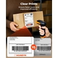 thumbnail image 4 of MUNBYN 4"x6" Direct Thermal Shipping Labels, for Thermal Printers and Packages, Commercial Grade,220 Sheets per Stack, 4 of 8