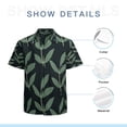 thumbnail image 7 of High Quality Hawaiian Shirts for Men Short Sleeve Aloha Beach Shirt Floral Summer Casual Button Down Shirts Blouses LN2YKW, 7 of 7