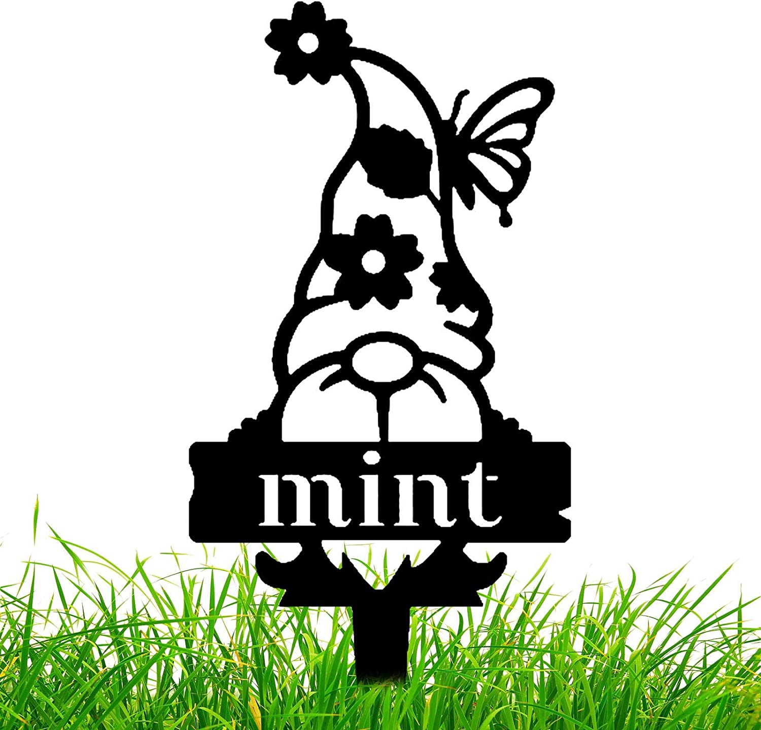 Gnome Plant Markers Nursery Plant Label Tag,Garden Plant Marker