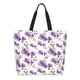 thumbnail image 1 of Disketp Orchids Flowers Bolsa Tote Estampada para Mujer, Bolso de Hombro y de Mano para Compras y Viajes, 1 of 8