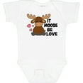 thumbnail image 3 of Inktastic It Moose Be Love with Cute Moose Boys or Girls Baby Bodysuit, 3 of 5